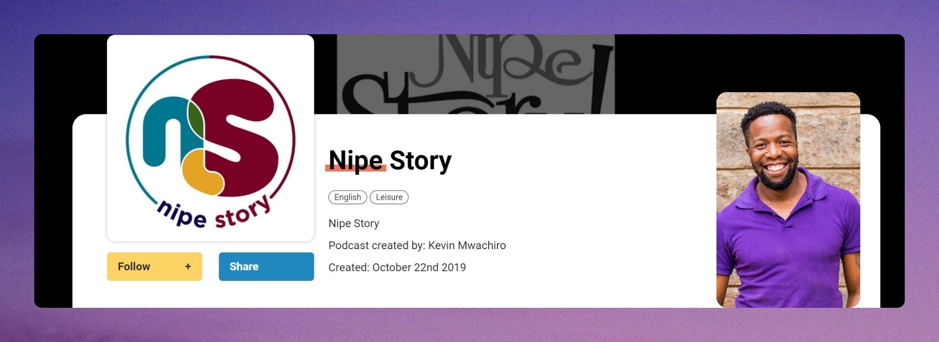 Nipe Story by Kevin Mwachiro